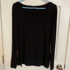 Black, long sleeve top. Size L.